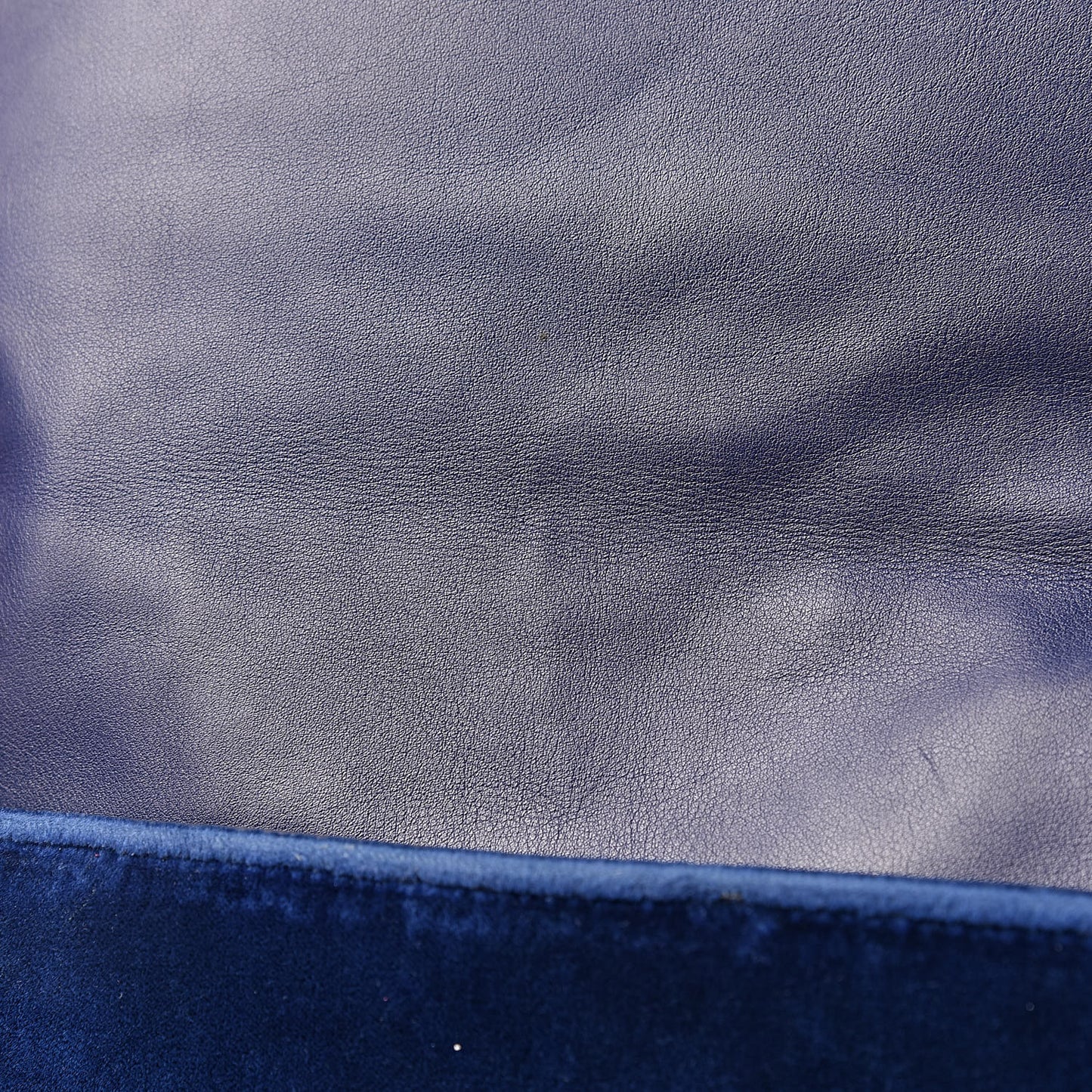 Velvet Matelasse Medium GG Marmont Shoulder Bag Cobalt Blue