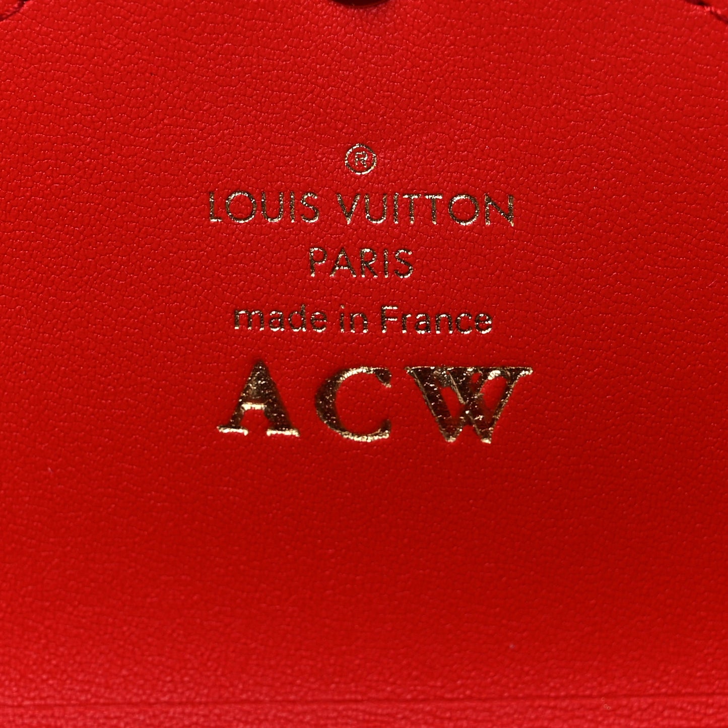 Monogram Medium Kirigami Pochette Insert Coquelicot