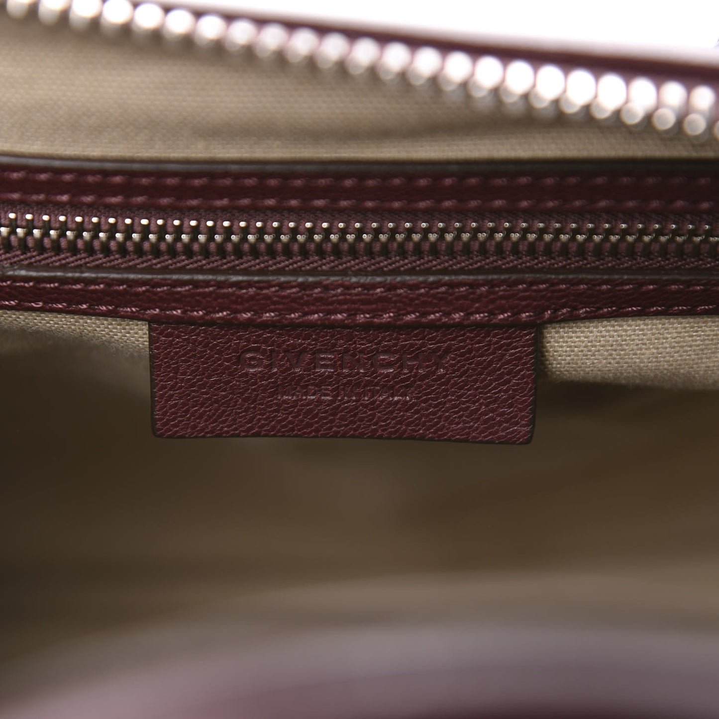 Sugar Goatskin Medium Antigona Oxblood