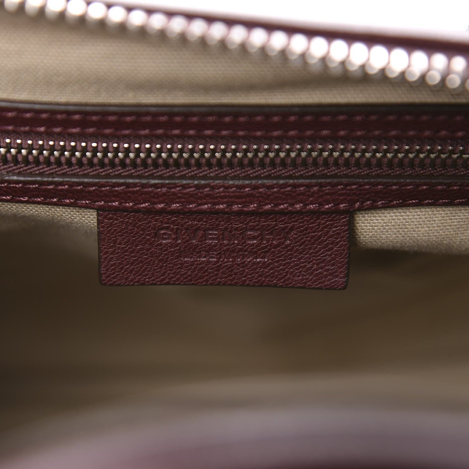 Givenchy Sugar Goatskin Medium Antigona Oxblood 8 of 10