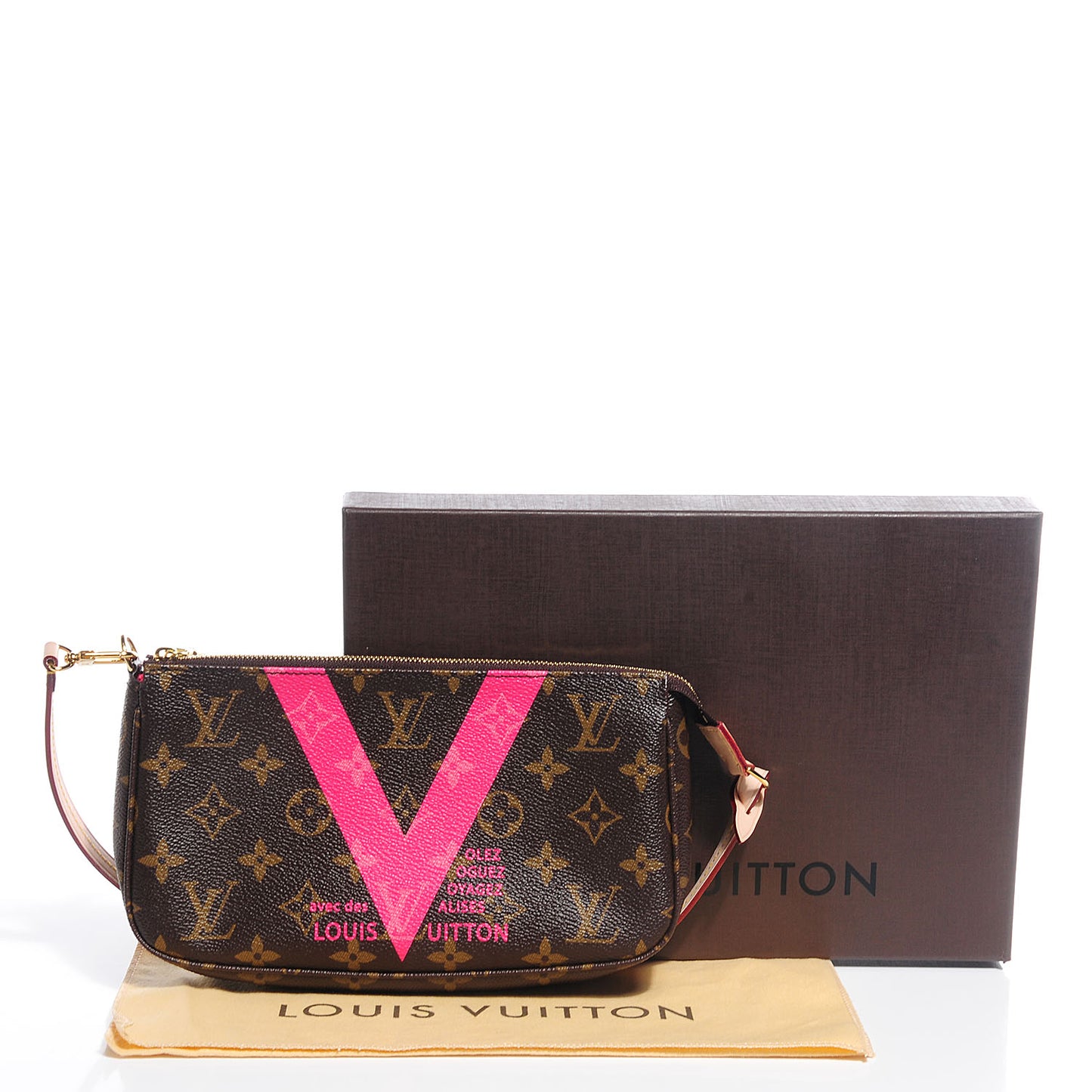 Monogram V Pochette Accessories Grenade