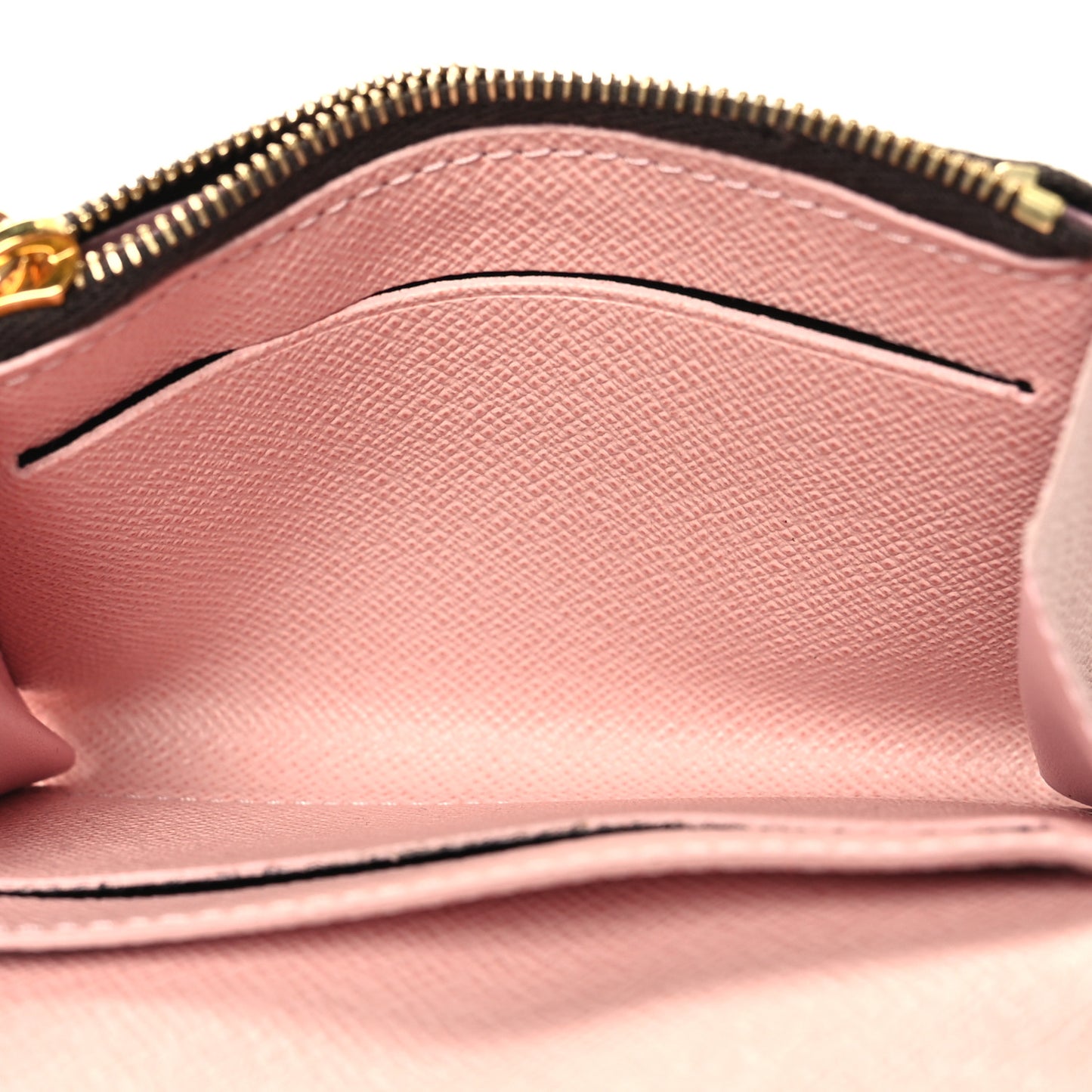 Damier Ebene Rosalie Coin Purse Rose Ballerine