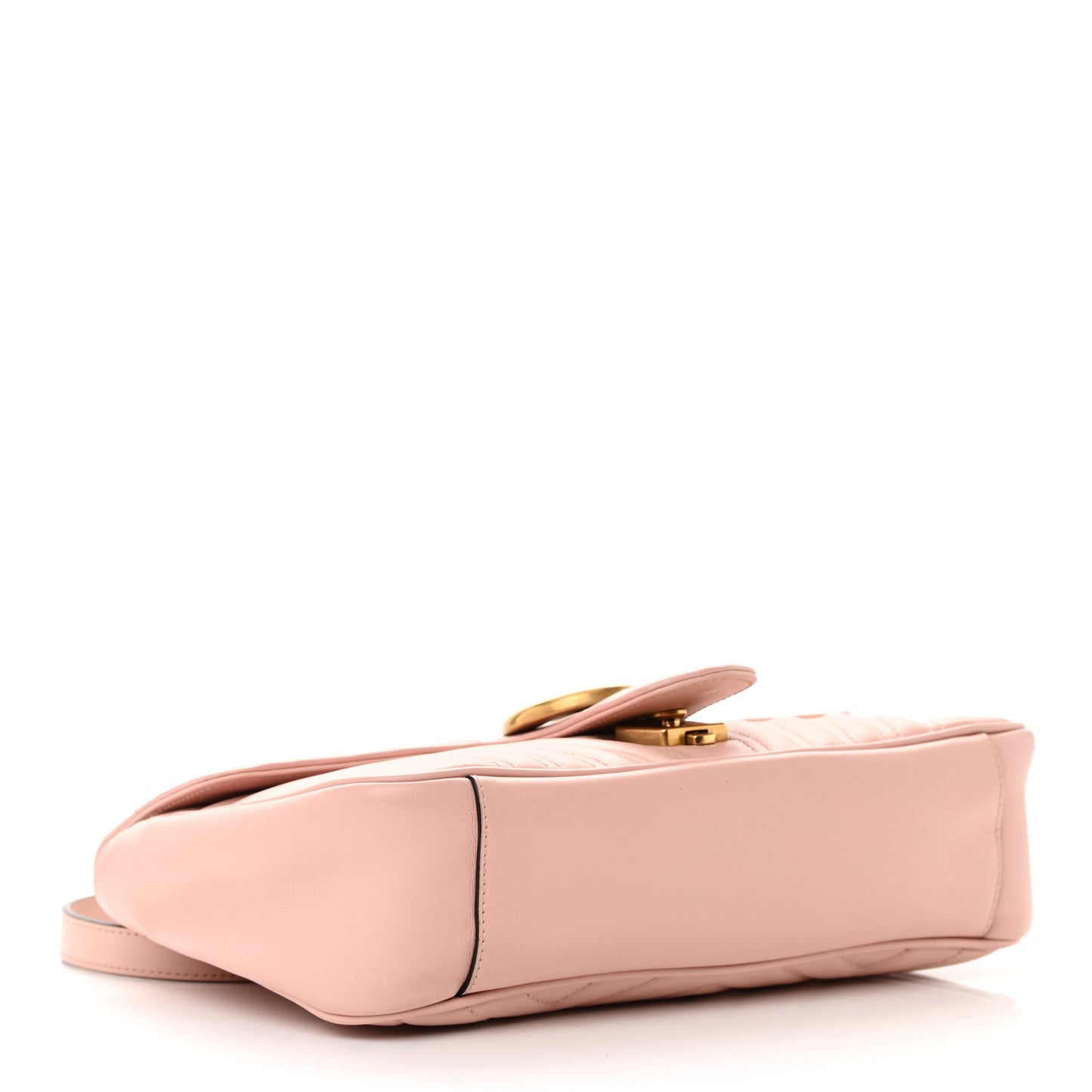 Calfskin Matelasse Small GG Marmont Shoulder Bag Perfect Pink