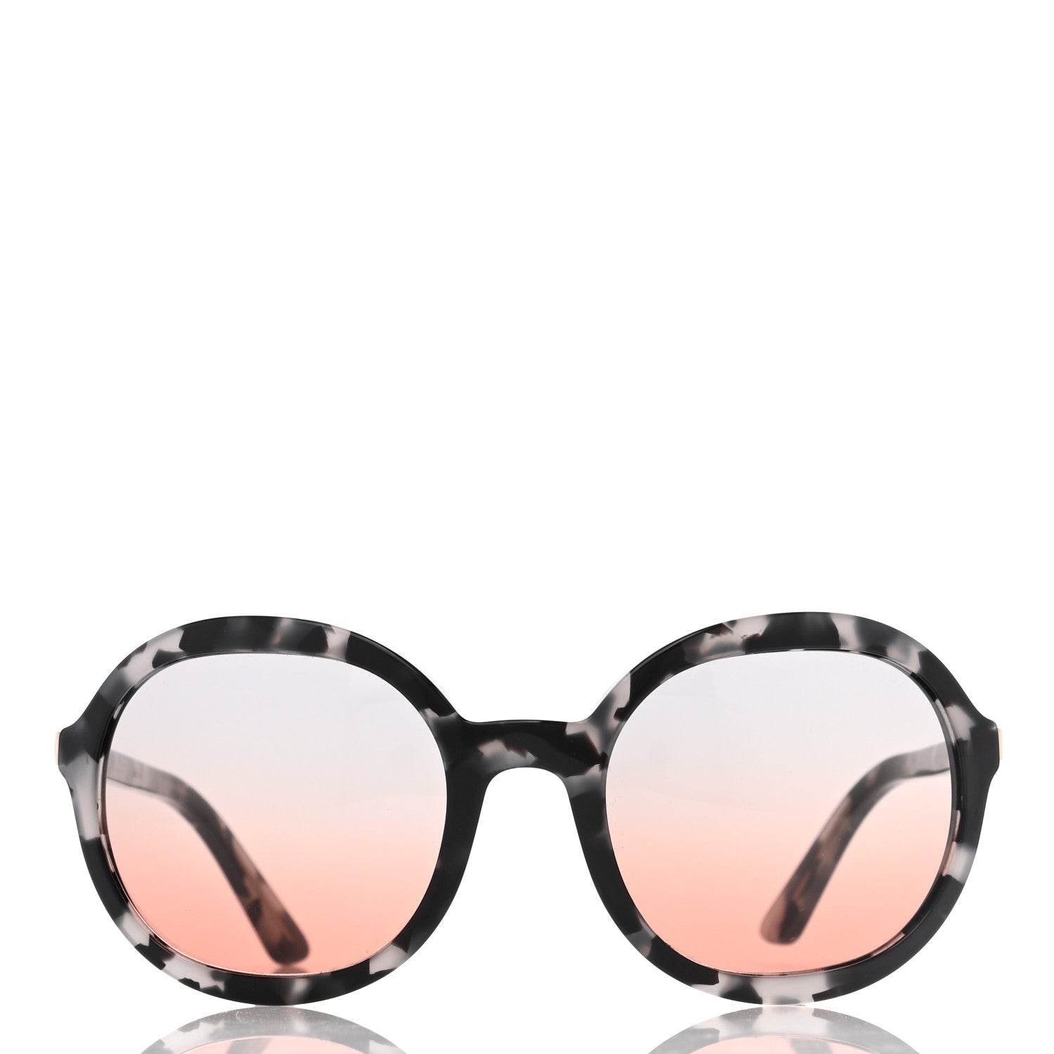 Prada Round Sunglasses SPR 09V Tortoise 2 of 8
