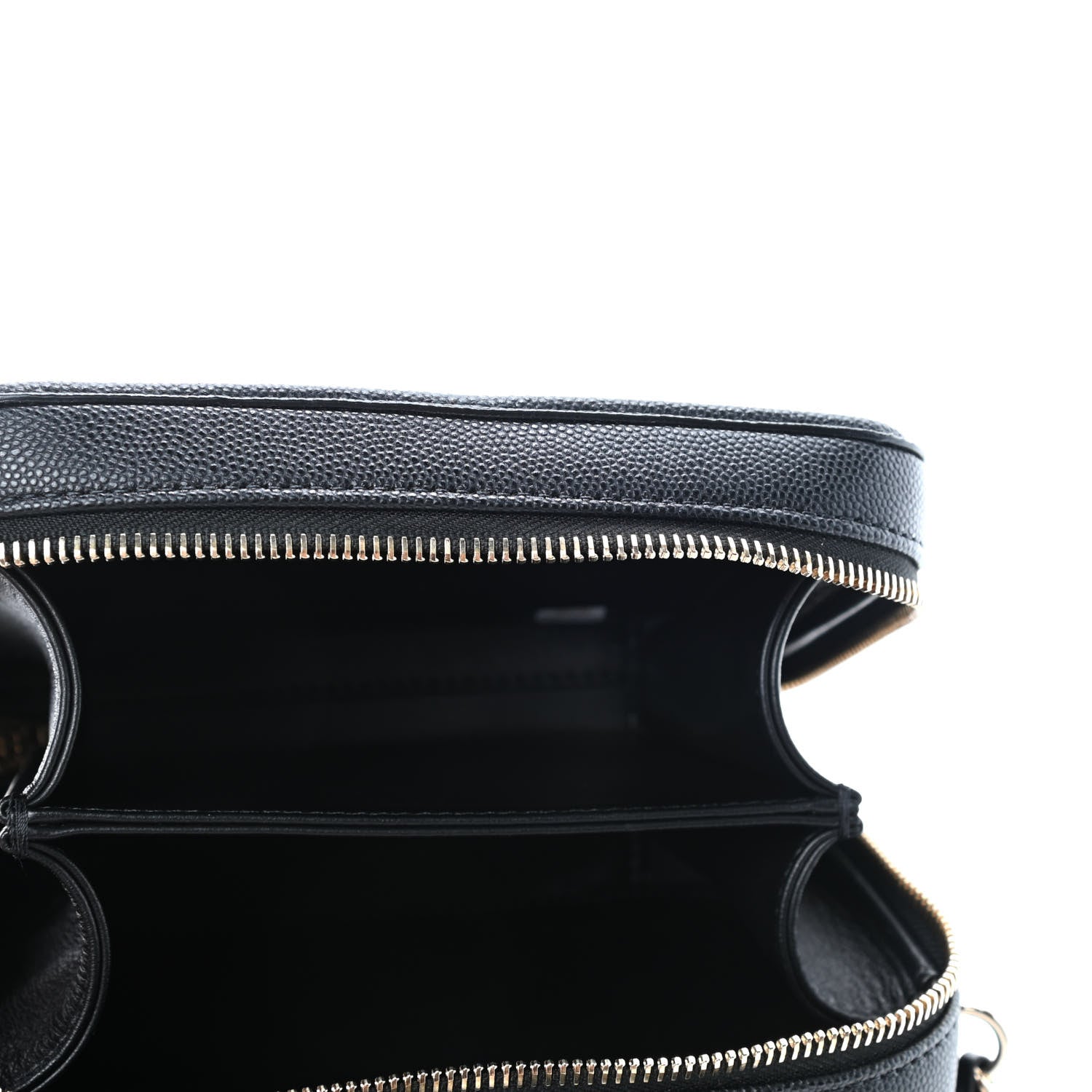 Chanel Caviar Quilted Small CC Filigree Vanity Case Black 4 of 4