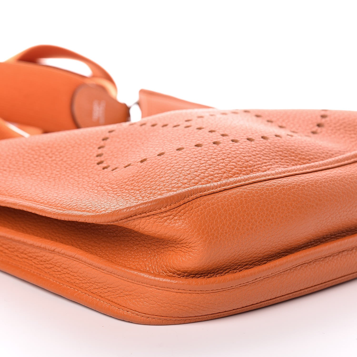 Hermes Taurillon Clemence Evelyne III PM Orange 12 of 13
