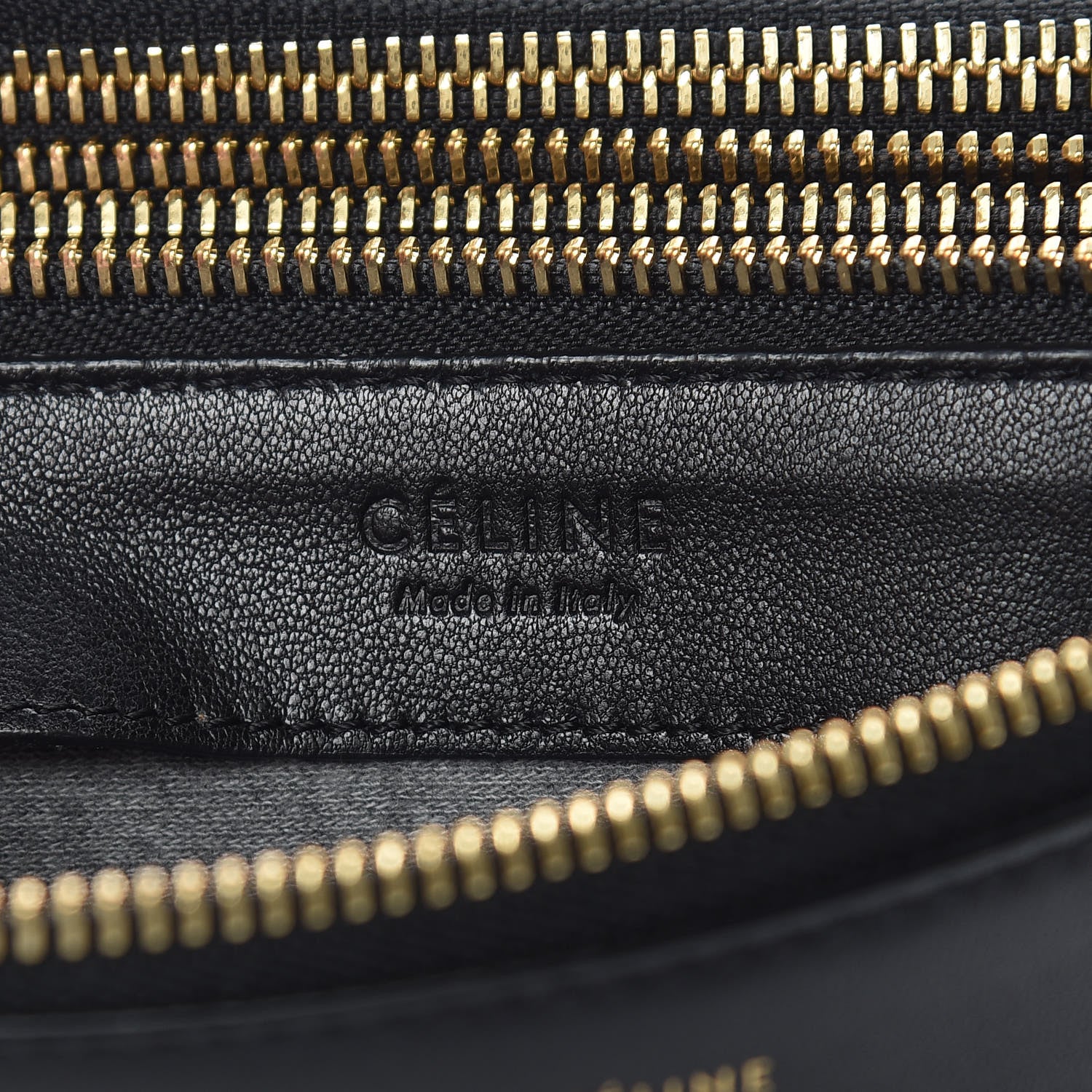 Celine Lambskin Small Trio Crossbody Bag Black 8 of 10