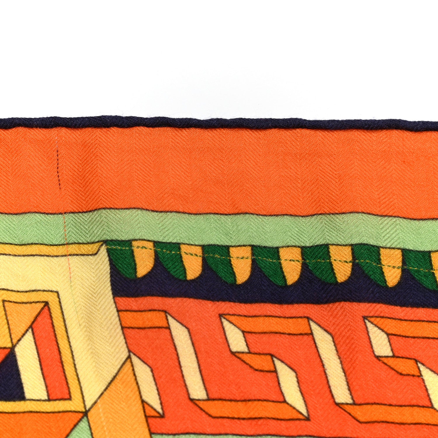 Hermes Cashmere Silk Le Fil D'Ariane Shawl 140 8 of 8