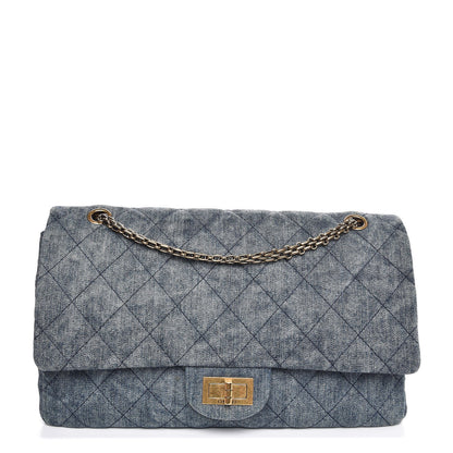 Chanel Denim Quilted 2.55 Reissue 227 Flap Blue 1 of 8