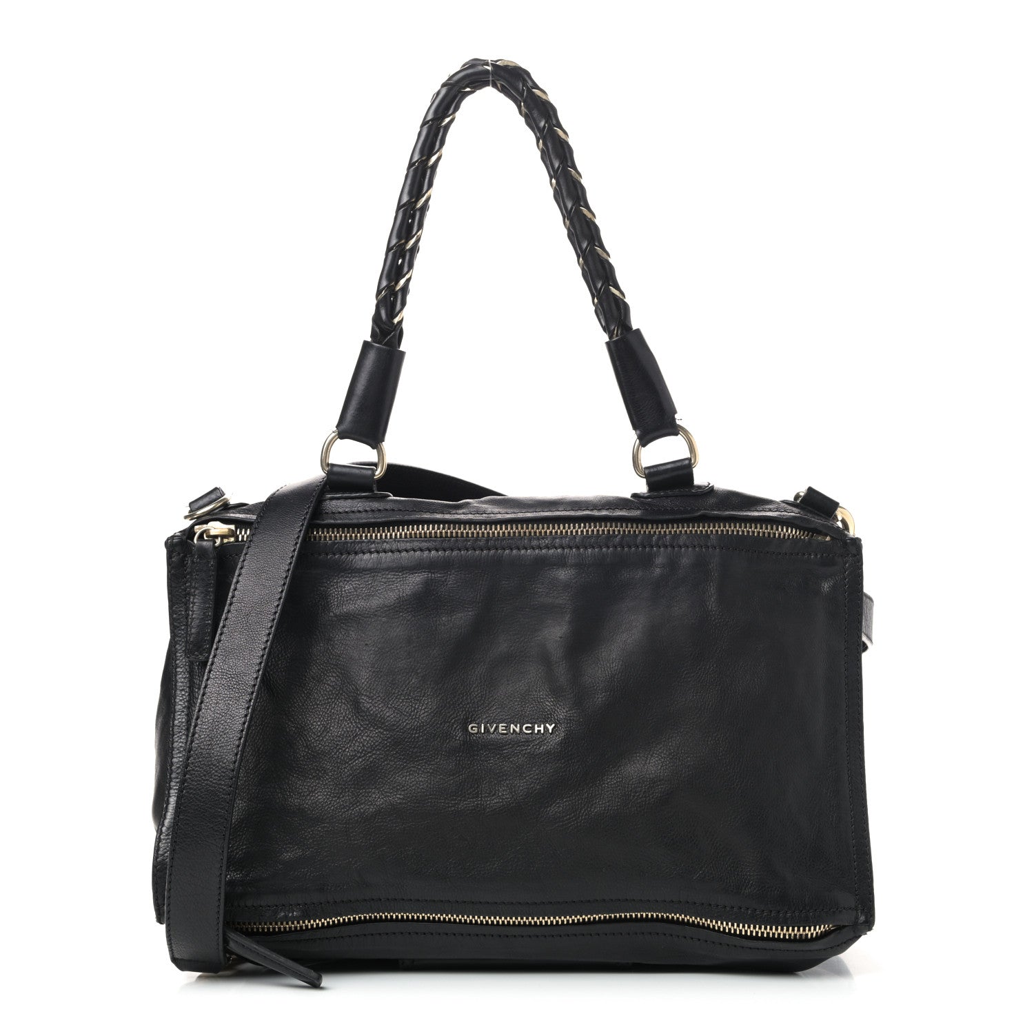 Givenchy Calfskin Medium Braided Pandora Black 1 of 12