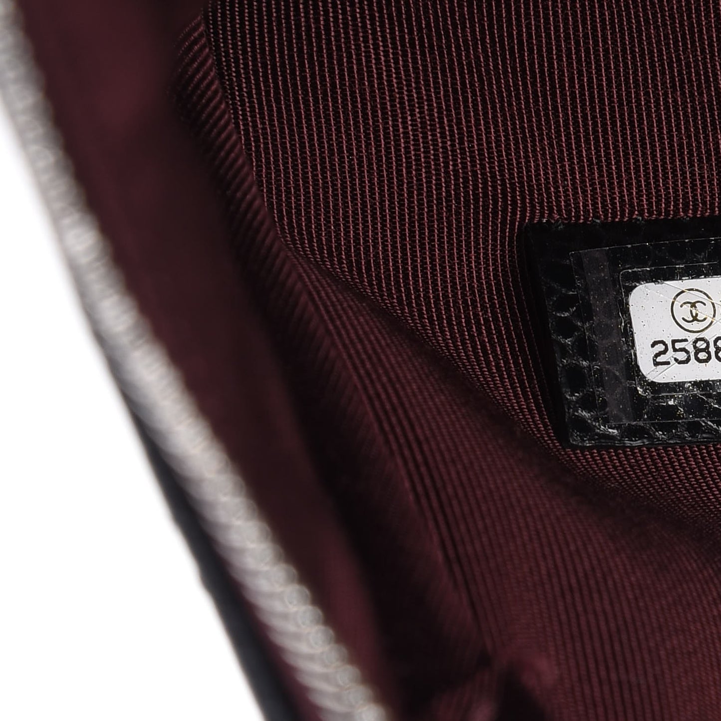 Caviar Quilted Large Cosmetic Case Black