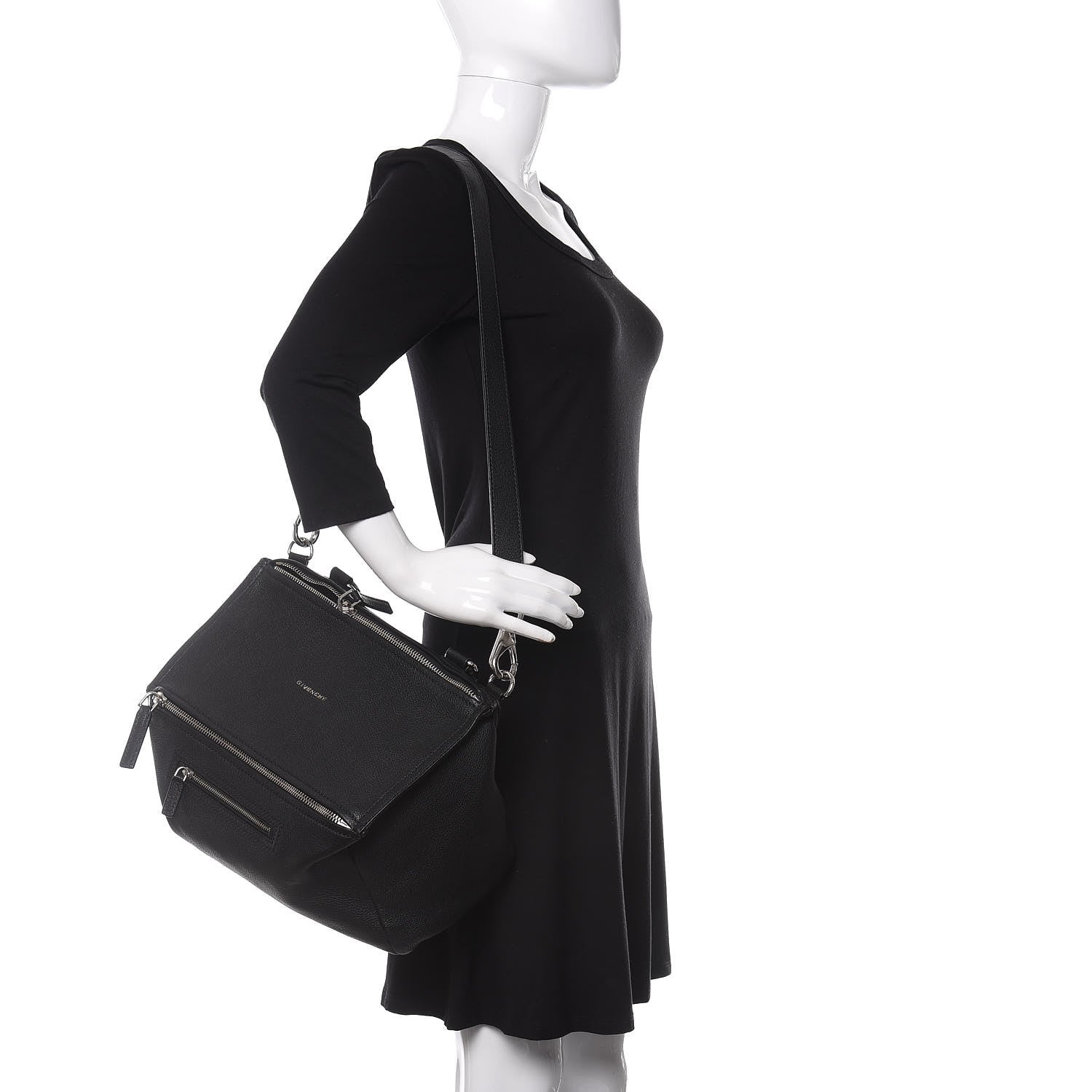 Givenchy Sugar Goatskin Medium Pandora Black 2 of 9