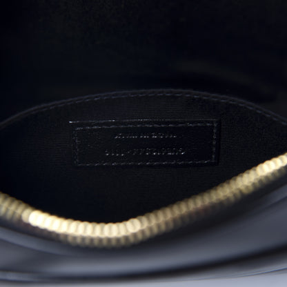 Saint Laurent Calfskin Matelasse Monogram Lou Camera Bag Black 9 of 10