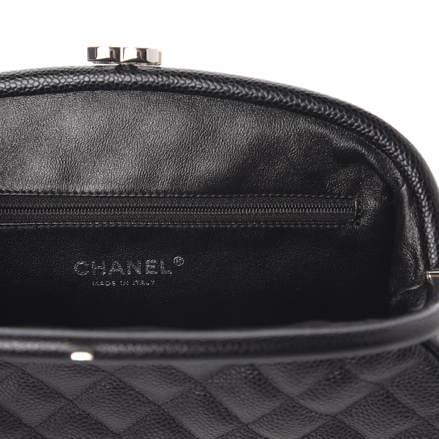 Chanel Caviar Quilted Timeless Clutch Black 7 of 9