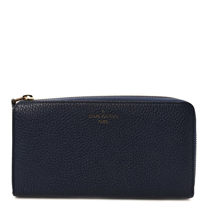 Louis Vuitton Taurillon Comete Wallet Blue Marine 1 of 8