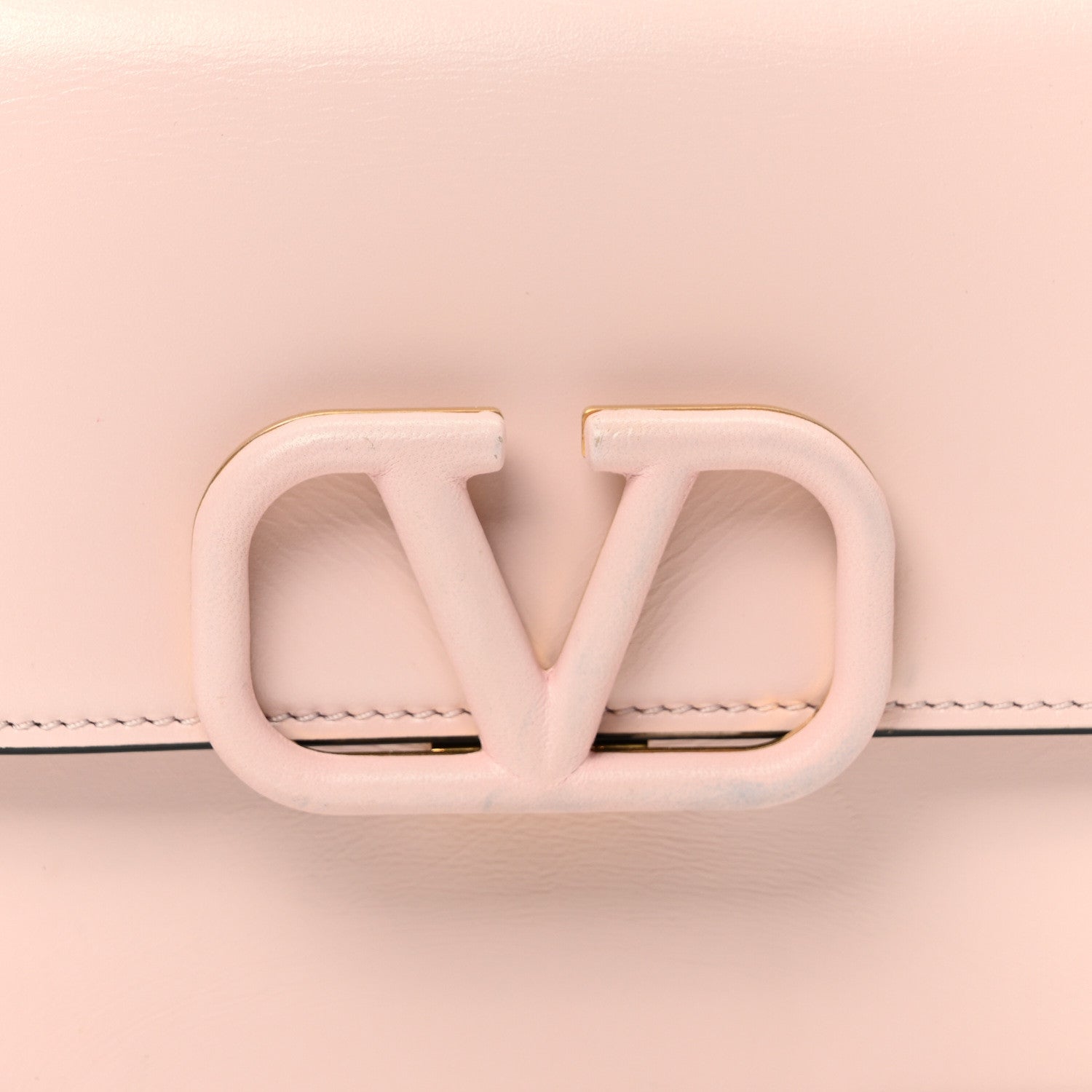 Valentino Garavani Grainy Calfskin Small VSling Shoulder Bag Water Rose 7 of 9
