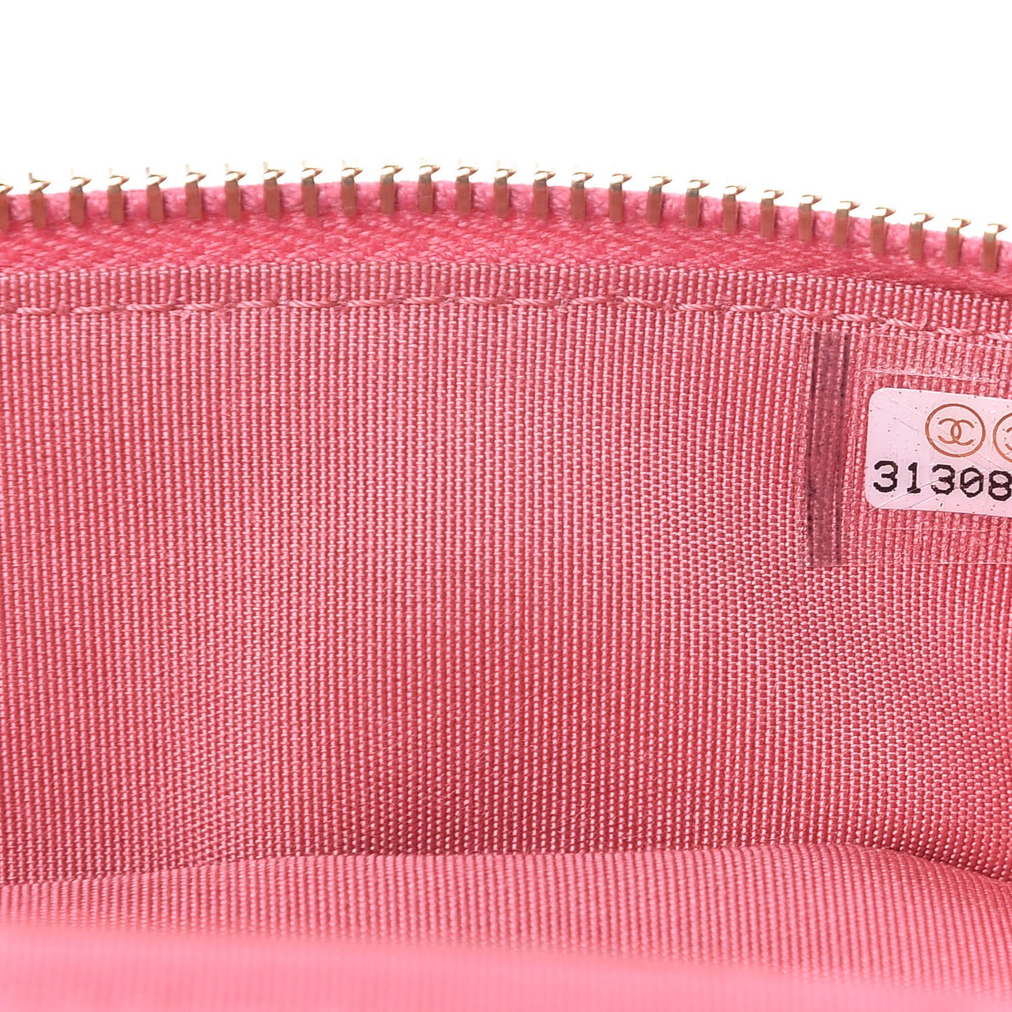 Caviar Quilted Mini Top Handle Vanity With Chain Pink