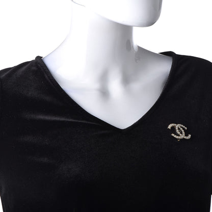 Chanel Pearl CC Brooch Light Gold 2 of 4