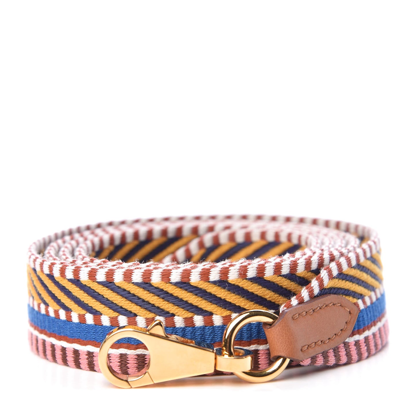 Toile Swift 25mm Sangle Cavale Shoulder Strap Amber Rose Ete Gold