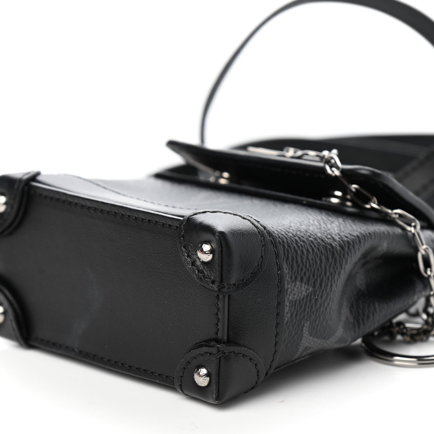 Louis Vuitton Monogram Eclipse Mini Steamer Pouch 8 of 9