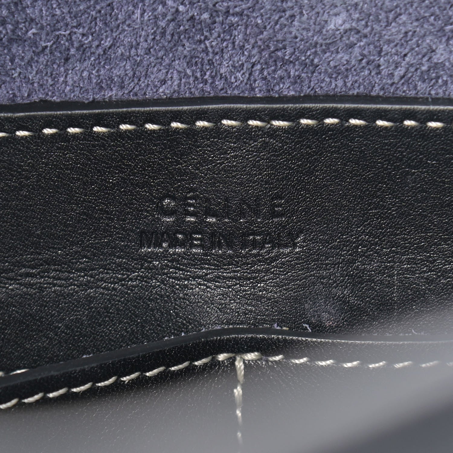 Celine Lambskin Small Soft Cube Satchel Navy 10 of 14