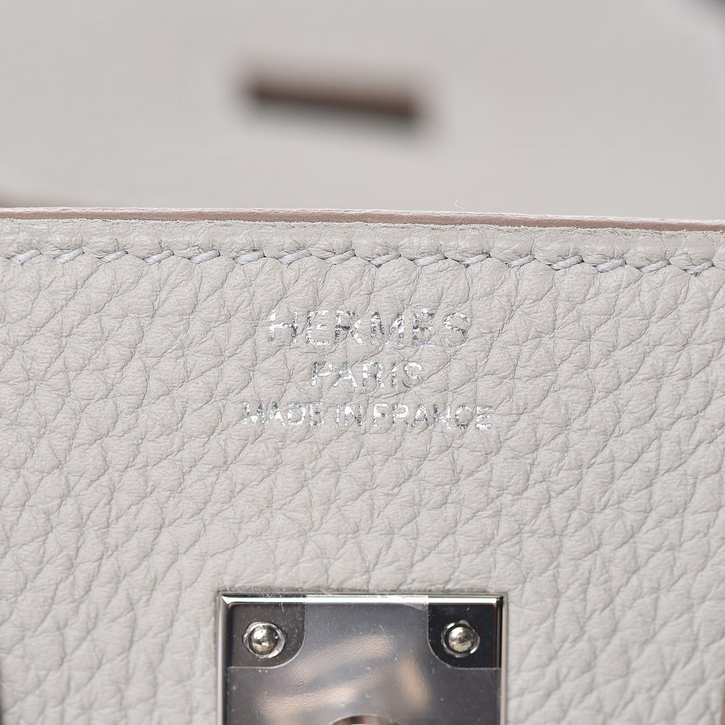 Togo Birkin 25 Gris Perle