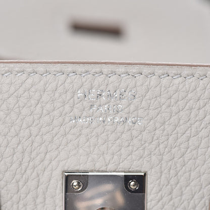 Hermes Togo Birkin 25 Gris Perle 14 of 33