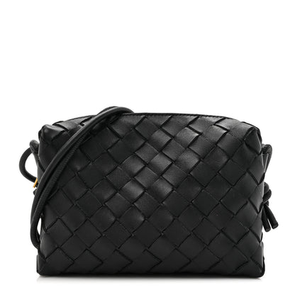 Bottega Veneta Nappa Intrecciato Mini Loop Camera Bag Black 1 of 9