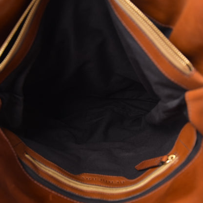 Burberry House Check Bridle Calfskin Medium Whipstitch Tote Light Tan 4 of 11