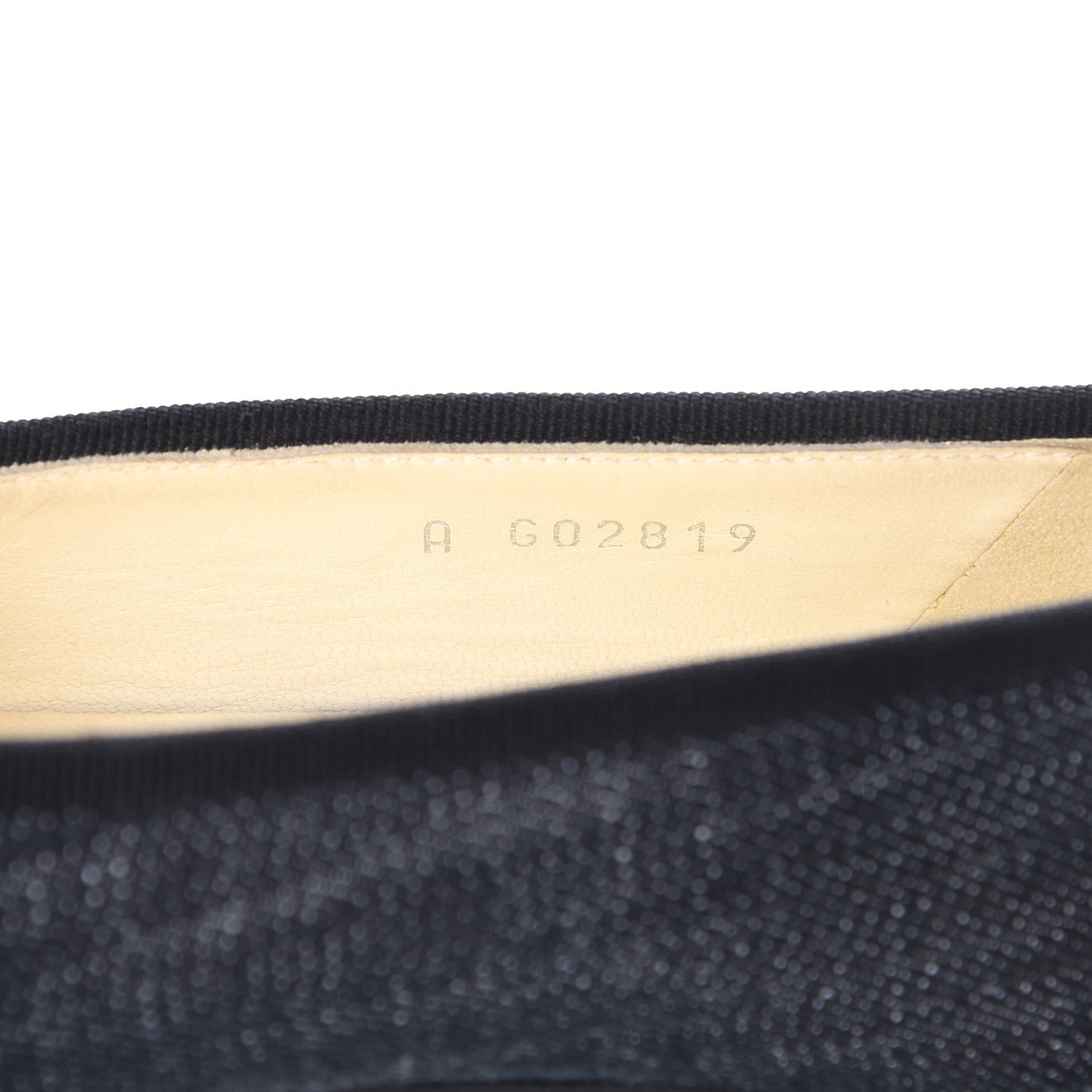 Chanel Denim Lambskin CC Cap Toe Ballerina Flats 35 Black 8 of 10