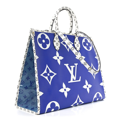 Louis Vuitton Monogram Giant Hawaii Onthego Blue 3 of 10