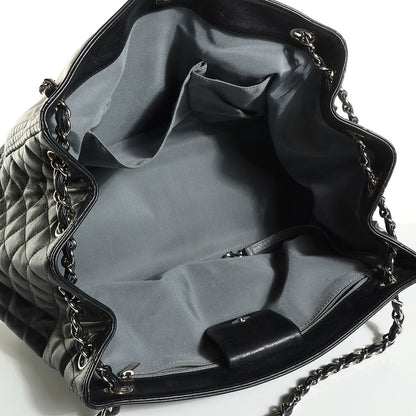 Chanel Calfskin Coco Bengal Open Accordion Tote Black 5 of 7