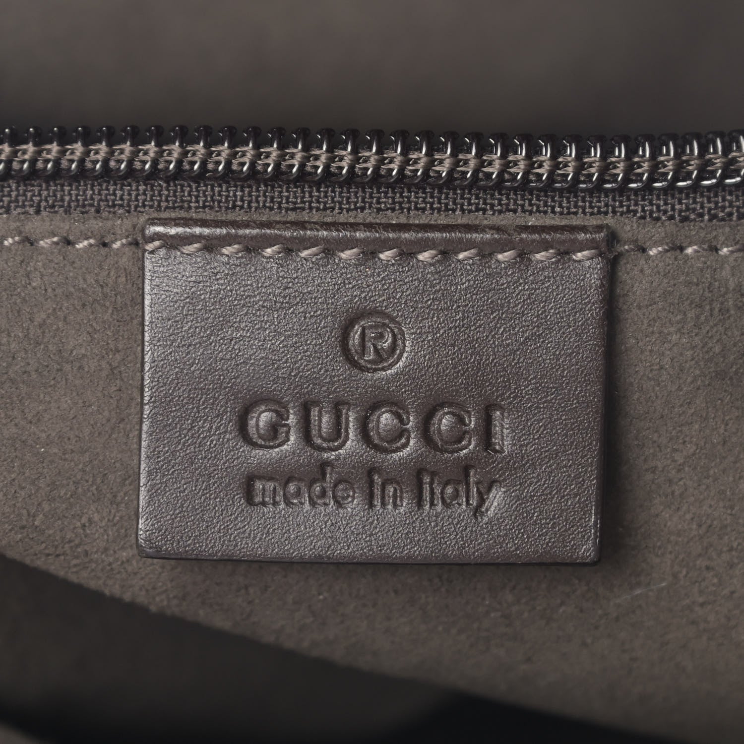 Gucci GG Supreme Monogram Selleria Calfskin Small Flat Messenger Bag Beige Ebony Cocoa Marrone Scuro 9 of 11