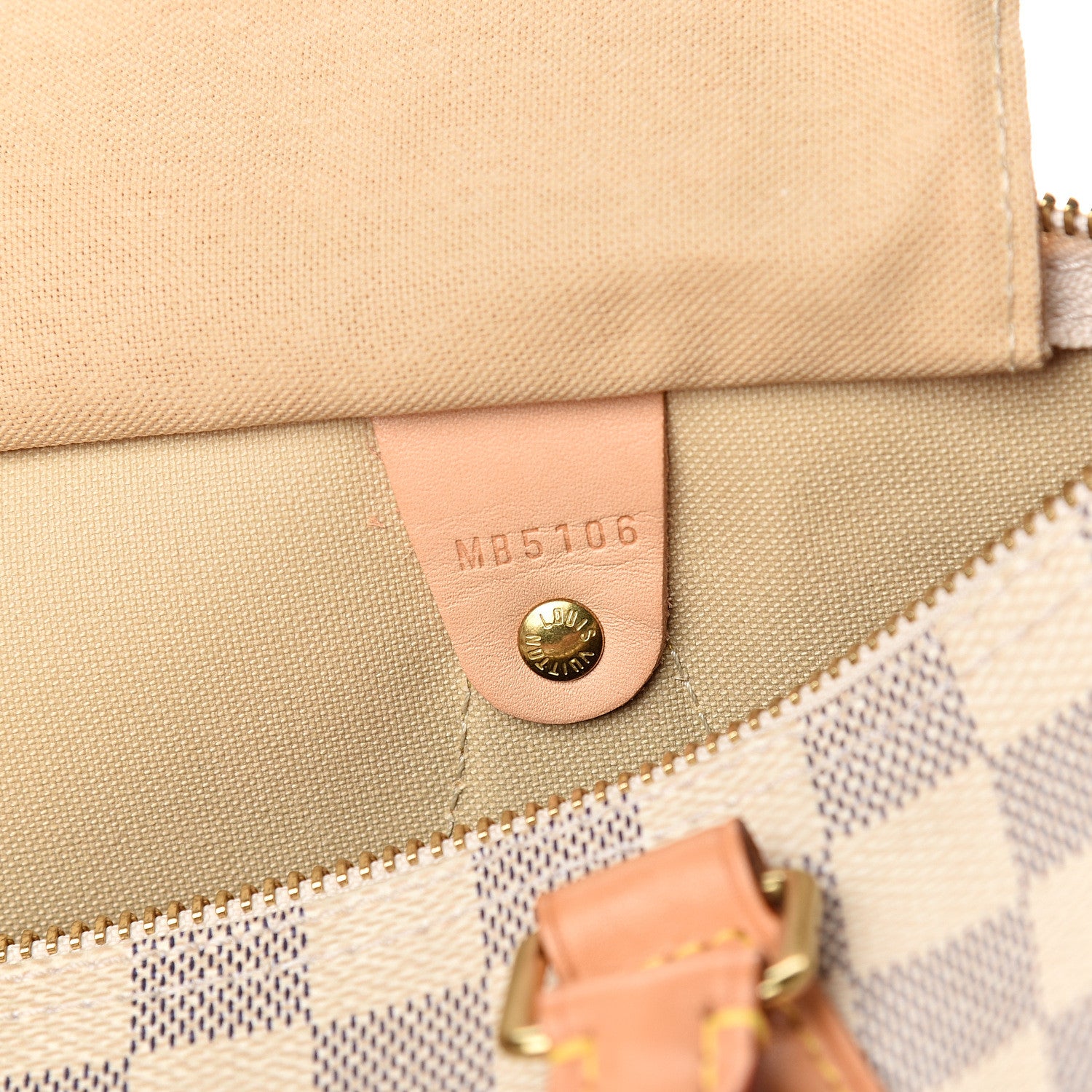 Louis Vuitton Damier Azur Speedy 30 6 of 9