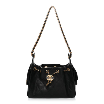 Chanel Caviar Quilted Mini Chanel 25 Handbag Black 1 of 11