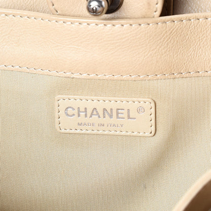 Chanel Lambskin Boy Reverso Shopping Tote Beige 8 of 26