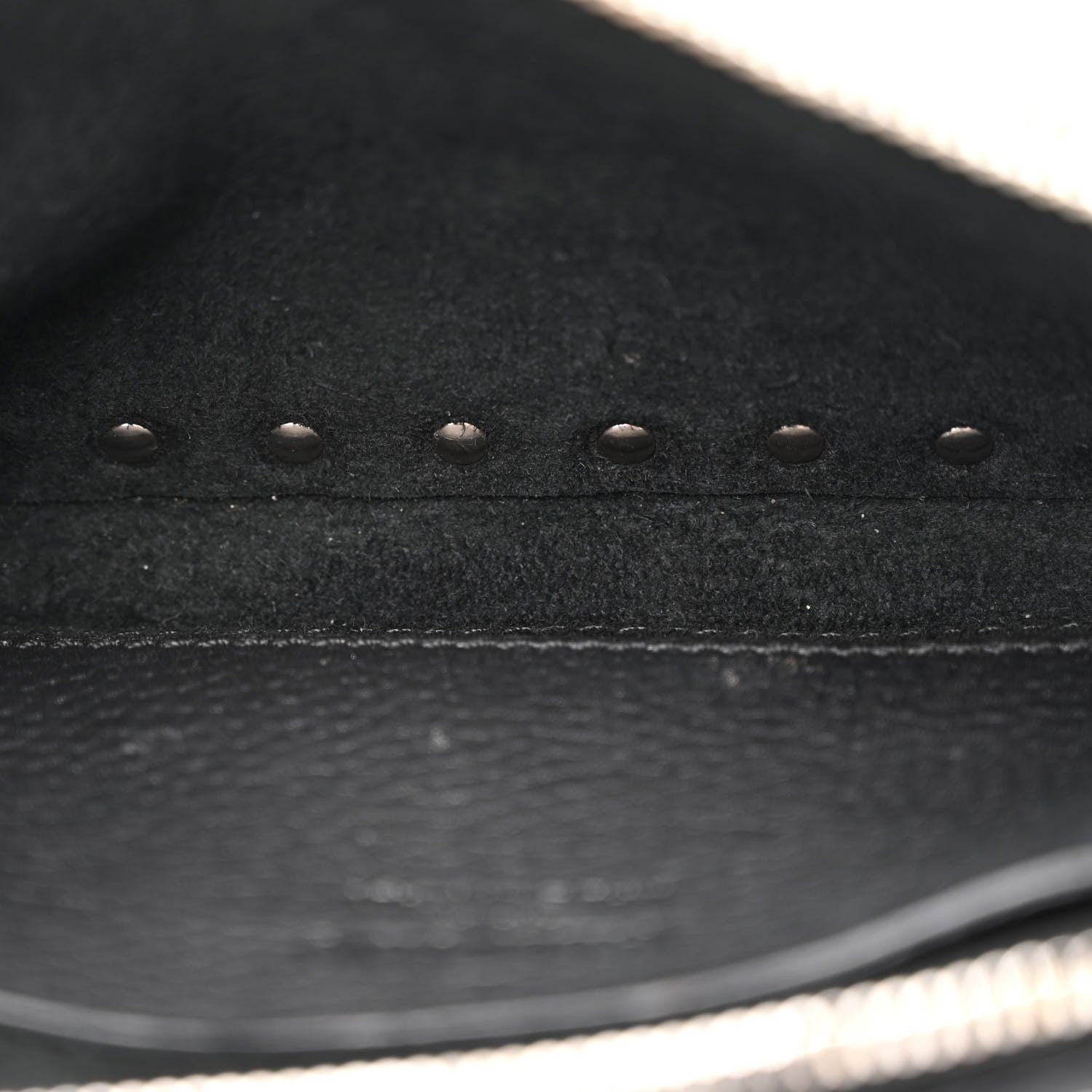 Valentino Garavani Pebbled Calfskin Rockstud Small Chain Shoulder Bag Black 5 of 11