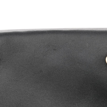 Louis Vuitton Lambskin Embossed Monogram Pochette Coussin Black 11 of 13