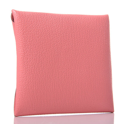 Hermes Chevre Mysore Bastia Coin Purse Rose Ete 3 of 8