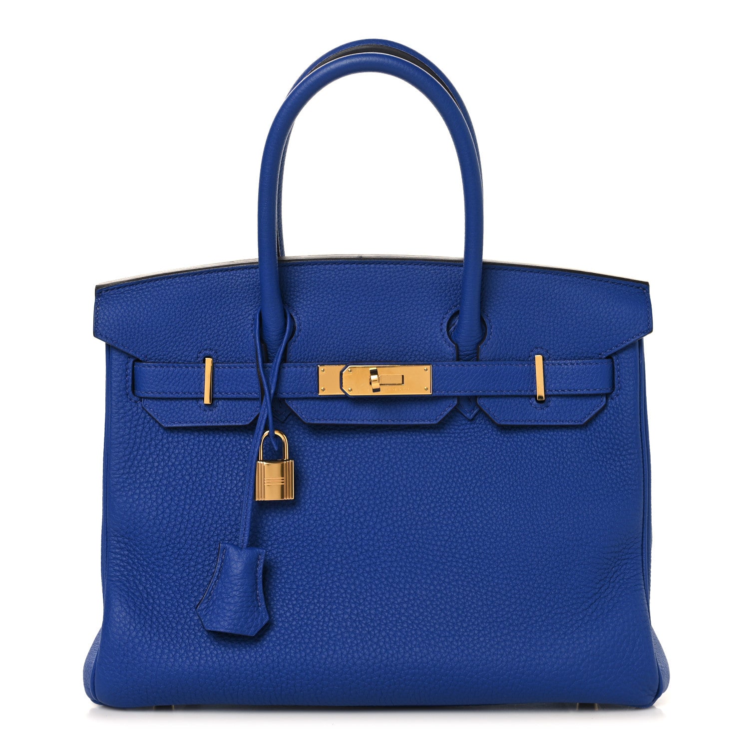 Hermes Togo Birkin 30 Bleu Electrique 1 of 12