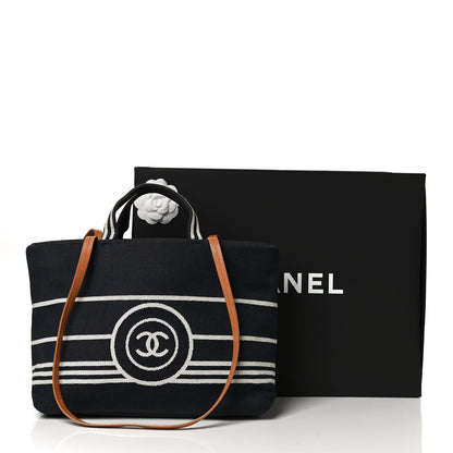 Chanel Denim Large Shopping Tote Blue 13 of 13