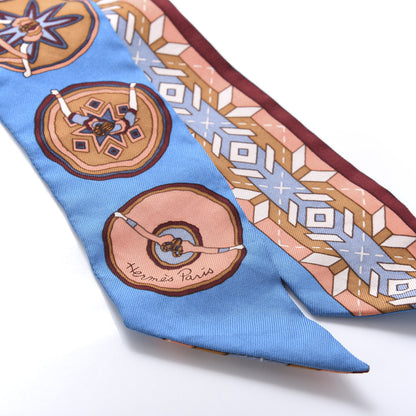 Hermes Silk Belles Du Mexique Twilly 3 of 4
