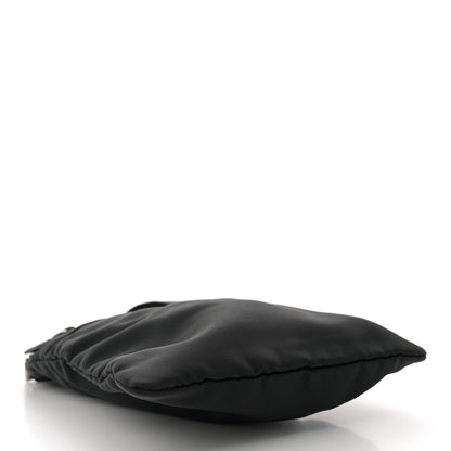 Prada Nylon Small Flat Messenger Bag Black 4 of 11