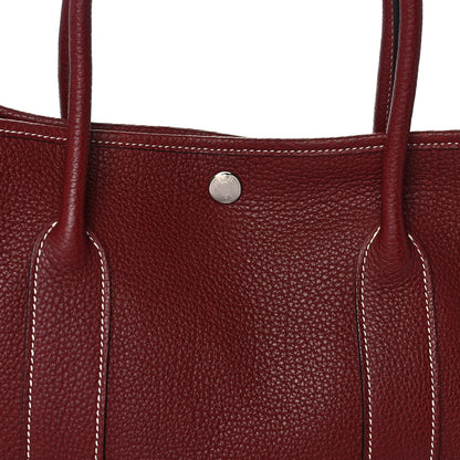 Hermes Negonda Garden Party Tote 36 MM Rouge H 8 of 10