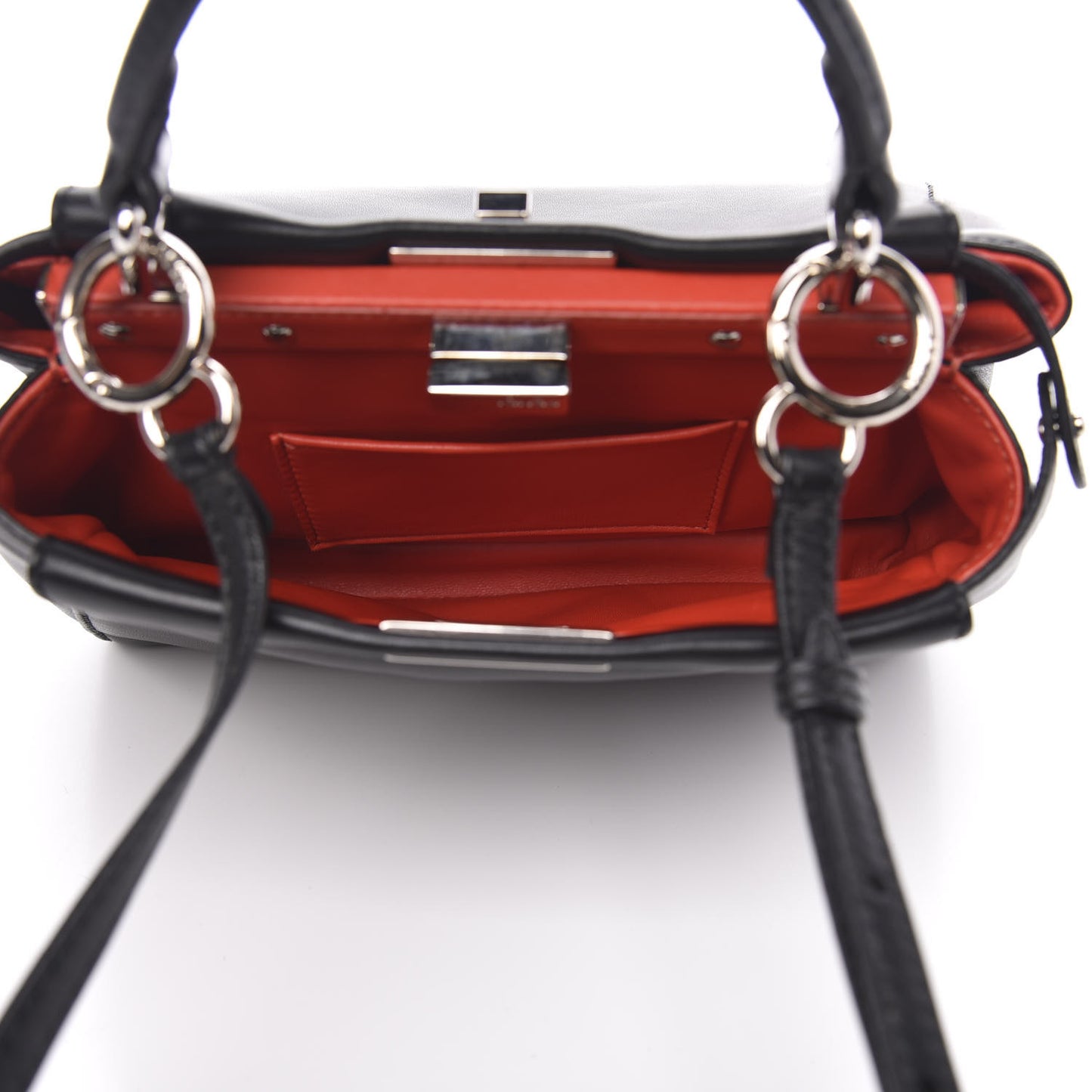 Nappa Karung Monster Eyes Mini Peekaboo Iconic Satchel Black Papavero