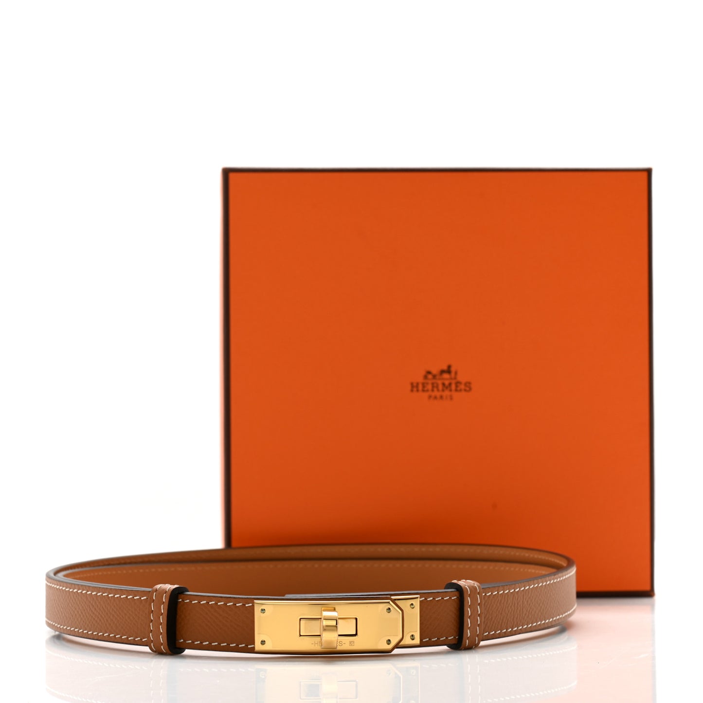 Epsom Kelly Belt Gold