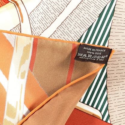 Hermes Silk Mors A Jouets Chemise Scarf 90 5 of 6