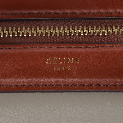 Celine Satin Calfskin Long Frame Doctor Bag Grey 6 of 8