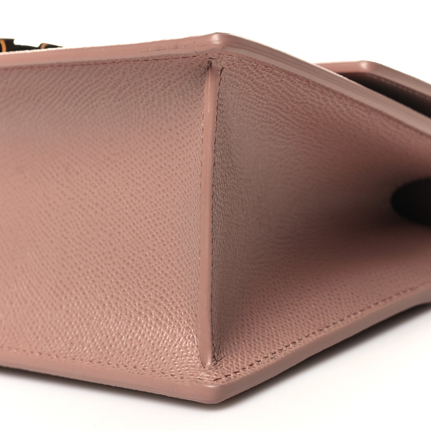 Christian Dior Grained Calfskin Embossed 30 Montaigne Chain Flap Bag Blush 9 of 9