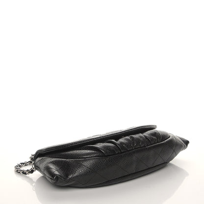 Chanel Caviar Half Moon Wallet On Chain WOC Black 3 of 9